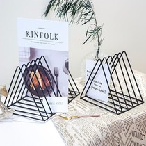 Vinyl record display stand CD album desktop storage living room CD collection simple modern