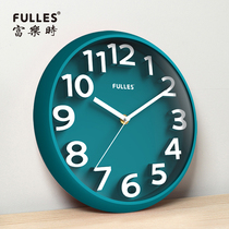 Three-dimensional wall clock living room home fashion clock modern simple light luxury Nordic clock Wall silent hanging watch movement