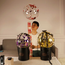 Birthday layout balloons floating in the air waves money surprise hug bucket Valentines Day confession proposal bouquet flower box