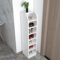 Outside the door shoe cabinet home door rack floor Corner Corner Corner super narrow Mini small shoe rack simple