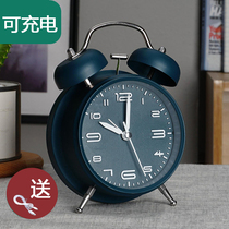 Large voice alarm clock bedside luminous students with children silent creative clock bedroom clock clock