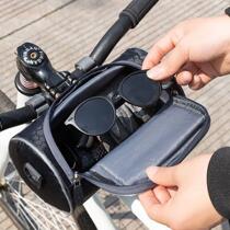 Mobile phone bag hanging on electric car bicycle front bag waterproof touch screen mobile phone bag mountain bike front beam bag
