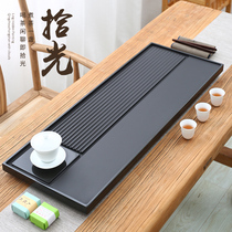 Natural whole piece Ugin stone tea tray home modern simple Japanese tea table stone tea sea kung fu tea set tray