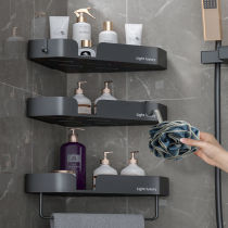 Toilet storage rack non-perforated bathroom tripod wall hanging bath toilet storage rack bathroom pendant