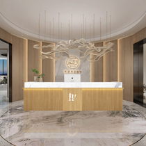 Modern simple cash register beauty salon counter table shop bar commercial hotel club company front desk reception desk