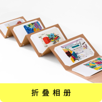 diy fold album 6 inch insert card Photo Fold page Graduation Photo Postcard Graduation Season to customize