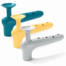 Bedroom door handle protective cover anti-bump toilet non-perforated household silicone hole suction type door suction anti-collision pad