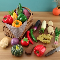 Simulation fruit and vegetable model plastic fruit and vegetable Childrens Food toys photo props exhibition hall decoration decoration recommended