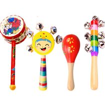 Baby hand rattle toy rattle puzzle early education 3-6-12 baby 0-1-year-old baby newborn boy and girl