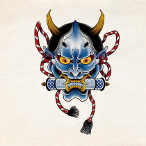 zingtattoo Prajna Japanese-style and Ukiyo-e tattoo stickers ins Net red waterproof and sweat-proof non-permanent