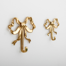 Light Extravagant Brass Bow Tie Hook Wall Trim Hook Eu Style Retro Bedroom Hyun Guan Cloister Hood Hook Wardrobe Bathroom