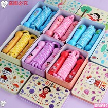 Wooden childrens rope skipping kindergarten for beginner and higher education adjustable cotton boys and girls skipping toys