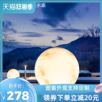 Outdoor waterproof lawn light Moon light Landscape garden light Villa garden decoration lawn moon light ball