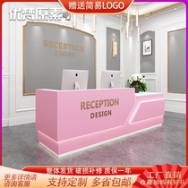 Cashier Commercial ins Imitation marble counter Beauty salon bar bar Simple modern clothing store reception desk