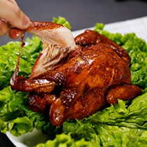 Henghui Roasted Chicken Chicken 500g Grilled Chicken Texas Whole Chicken Snacks Authentic Beijing Roasted Chicken Special Cooked Food Lo