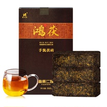Anhua black tea Gaomaerxi Jinhua Fu Brick Tea 900g authentic hand-built Fu tea black tea Hunan Anhua