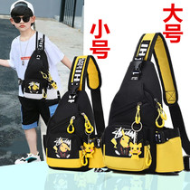Anime Pikachu Children Chest shoulder bag Little Boy Korean Cute Cartoon Small Bag Fashion 2021 Backpack