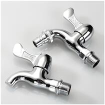 4 points single cold washing machine faucet alloy body full copper fast open spool mop pool faucet lengder