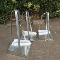 Dustpan single thickened household large matchmaker iron dustpan ash bucket metal dustpan outdoor garbage bucket garbage shovel