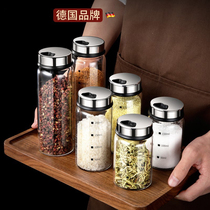 German seasoning box glass barbecue seasoning jar seasoning bottle household salt jar dusting bottle kitchen seasoning bottle jar