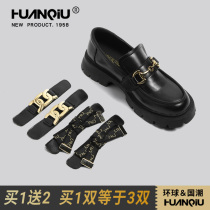Universal black British style small leather shoes women 2023 summer new all-match single shoes spring and summer retro thick-soled loafers