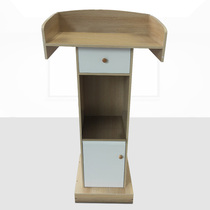 Stage ugrengy tai stage front desk zi ke tai upscale zhu chi tai small podium rostrum table statement