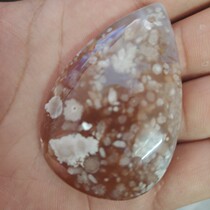 Jingjing gem Jie cherry agate rough processing square brand with the brand finished product custom link