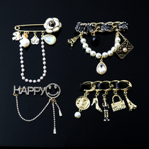 Brocknel 2023 new tide high - end small fragrance in personality stream soda fine suit needle jewelry