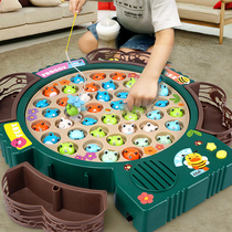 Fishing toys children magnetic set puzzle early education baby 2 years old and a half boys children Electric intelligence development 1-3
