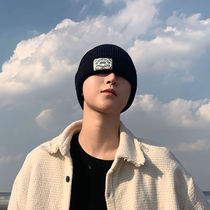Hat male Korean version of Chaochen knitted hat warm female autumn winter wool hat Japanese ins wild student cold hat