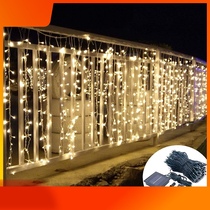 LED stars solar outdoor garden lights Waterproof garden villa landscape decoration Terrace balcony colorful lights string lights