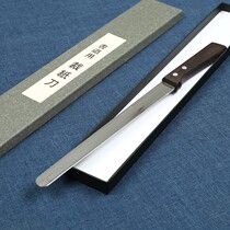 Handmade rice paper stainless steel paper cutter Office special art knife Portable small retro jam calligraphy calligraphy and painting paper cutter