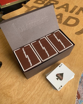 Chocolate Fontaine Chocolate Fontaine Tide Brand Collection Creative Flower Cut Poker Practice Card