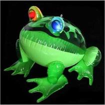 Frog toy inflatable balloon bouncing luminous childrens creative will be called large batch elastic rope stall pinch children