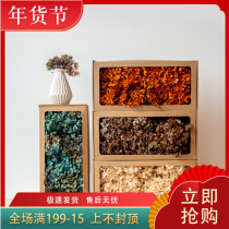 Man Yue A- level boxed wooden hydrangea material creative eternal flower gradient Wood hydrangea aromatherapy bottle DIY material