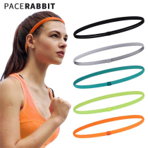 Speed rabbit sports hair band Yoga Fitness running non-slip hair hoop fitness sweat-absorbing guide sweat belt fine men and women sweat belt