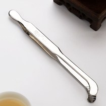 Special tea clip 304 stainless steel thickened tea clip Kung Fu tea cup clip Anti-hot hand tea clip Tea ceremony spare parts