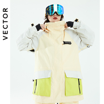 VECTOR winter 2021 new Waterproof warm Ski Jacket Womens Board double board ski mountaineering coat