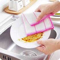 Hundred Cleaning Cloth Decontamination Home Rag Kitchen Supplies Pure Cotton Dishwashcloth Not Stained with water Washing Away Hair Dishwashing God