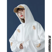 Joker hooded sweater women loose 2021 Spring and Autumn New Korean version of thin design sense niche chic coat coat