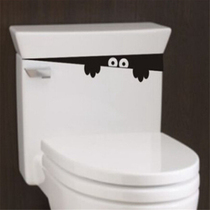 1PC HOT DIY Funny Peep Monster Toilet Bathroom Vinyl Wall St