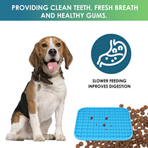  Silicone Dog Feeding Lick Mat Pet Dog Feeder Bowl For Bath D