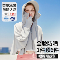 UPF Sunscreen Womens Summer UV Protection Sunscreen Ice Silk Breathable Lightweight Skin Jacket Jacket Sunscreen Shirt