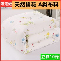 Childrens quilt kindergarten nap cover is newborn baby baby pure cotton spring and autumn winter quilt core thin small quilt