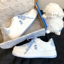 Huili thick-soled small white shoes women fall winter 2021 new shoes niche design original Korean version of student shoes tide