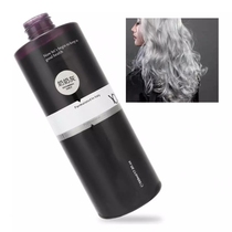 500ml Pink Grey Hair Dye Cream Long-Lasing Semi Permanent