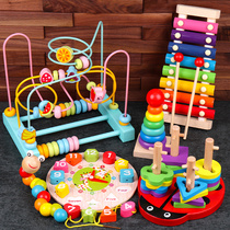1 891 months 2 years old baby fine movement training exercise baby finger puzzle string toy