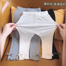 Baby hit bottom pants thin section 2022 Summer new casual long pants Korean version Ocean Gas 100 lap outside wearing girl long pants