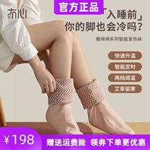 Heart heating heating electric socks charging winter feet warm artifact treasure female quilt warm feet cold feet cool foot pad