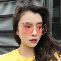ins Super fire Korean tide glasses womens personalized polarized sun glasses anti-ultraviolet